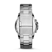  Shop Authentic Fossil Grant Chronograph Black Dial Silver Steel Strap Watch for Men - FS4994 - Luxxuri