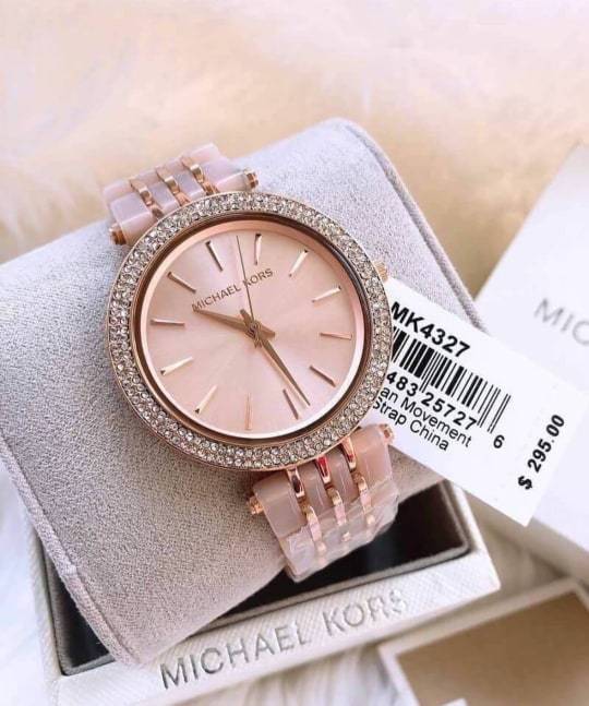  Shop Authentic Michael Kors Darci Rose Gold Dial Two Tone Steel Strap Watch for Women - MK4327 - Luxxuri