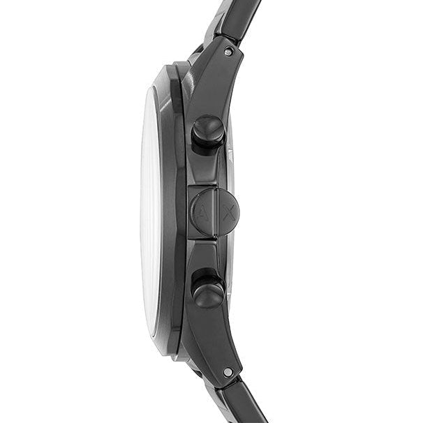  Shop Authentic Armani Exchange Drexler Chronograph Black Dial Black Steel Strap Watch For Men - AX2601 - Luxxuri