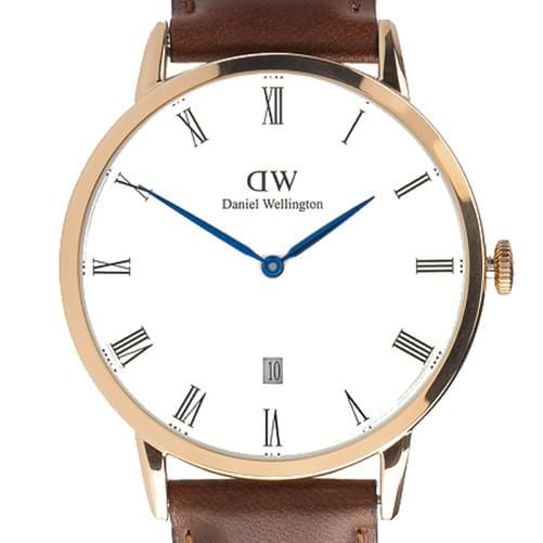  Shop Authentic Daniel Wellington Dapper St Mawes White Dial Brown Leather Strap Watch For Men - DW00100083 - Luxxuri