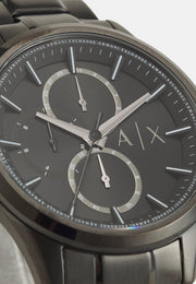  Shop Authentic Armani Exchange Drexler Chronograph Black Dial Black Steel Strap Watch For Men - AX2601 - Luxxuri