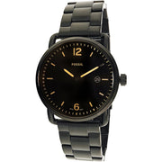  Shop Authentic Fossil The Commuter Brown Dial Black Steel Strap Watch for Men - FS5277 - Luxxuri