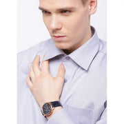  Shop Authentic Guess Analog Blue Dial Blue Leather Strap Watch For Men - W0496G4 - Luxxuri