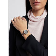  Shop Authentic Emporio Armani Arianna Black Dial Rose Gold Stainless Steel Watch For Women - AR11197 - Luxxuri