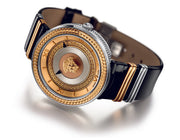  Shop Authentic Versace V Metal Icon Gold Dial Black & Silver & Gold Strap Watch for Women - VLC020014 - Luxxuri