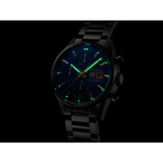  Shop Authentic Tag Heuer Carrera Automatic Chronograph Blue Dial Silver Steel Strap Watch for Men - CBK2115.BA0715 - Luxxuri