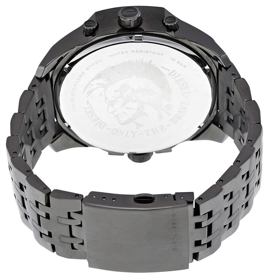  Shop Authentic Diesel Uber Chief Black Dial Grey Stainless Steel Strap Watch For Men - DZ7372 - Luxxuri