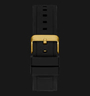  Shop Authentic Guess Matrix Multifunction Gold Dial Black Rubber Strap Watch For Men - GW0423G2 - Luxxuri