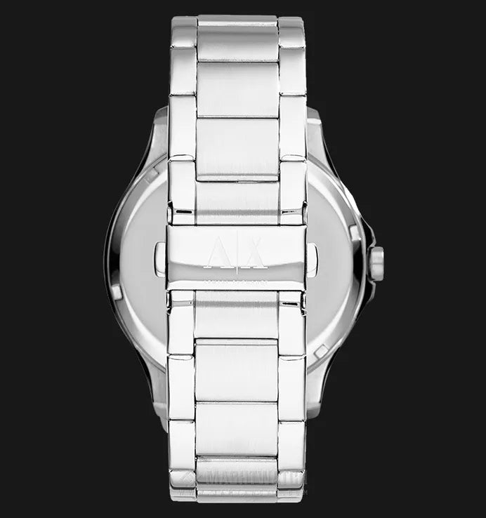  Shop Authentic Armani Exchange Hampton Chronograph Blue Dial Silver Steel Strap Watch For Men - AX2132 - Luxxuri