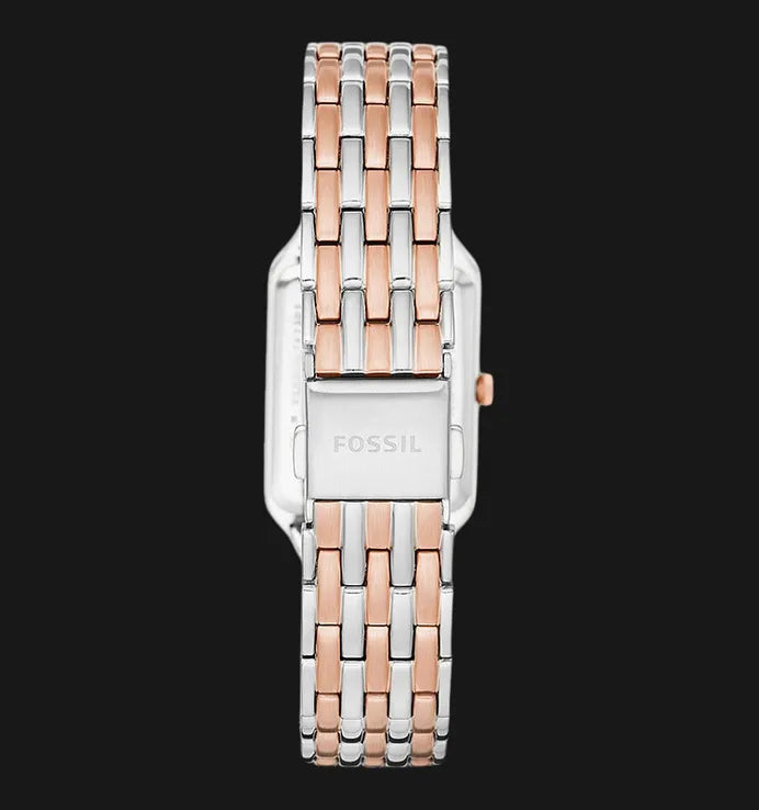 Shop Authentic Fossil Raquel Three Hand White Dial Two Tone Steel Strap Watch For Women - ES5222 - Luxxuri