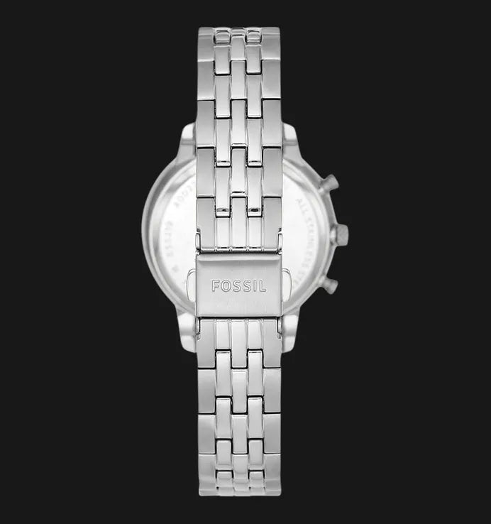  Shop Authentic Fossil Neutra Chronograph Silver Dial Silver Steel Strap Watch for Women - ES5217 - Luxxuri