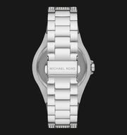  Shop Authentic Michael Kors Lennox Three Hand Blue Dial Silver Steel Strap Watch For Women - MK6990 - Luxxuri