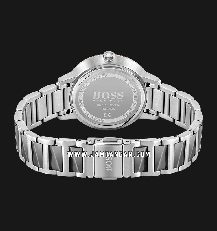  Shop Authentic Hugo Boss Signature Grey Dial Silver Steel Strap Watch for Men - 1502569 - Luxxuri