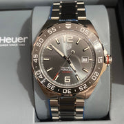  Shop Authentic Tag Heuer Formula 1 Calibre 5 Anthracite Dial Two Tone Steel Strap Watch for Men - WAZ2011.BA0843 - Luxxuri