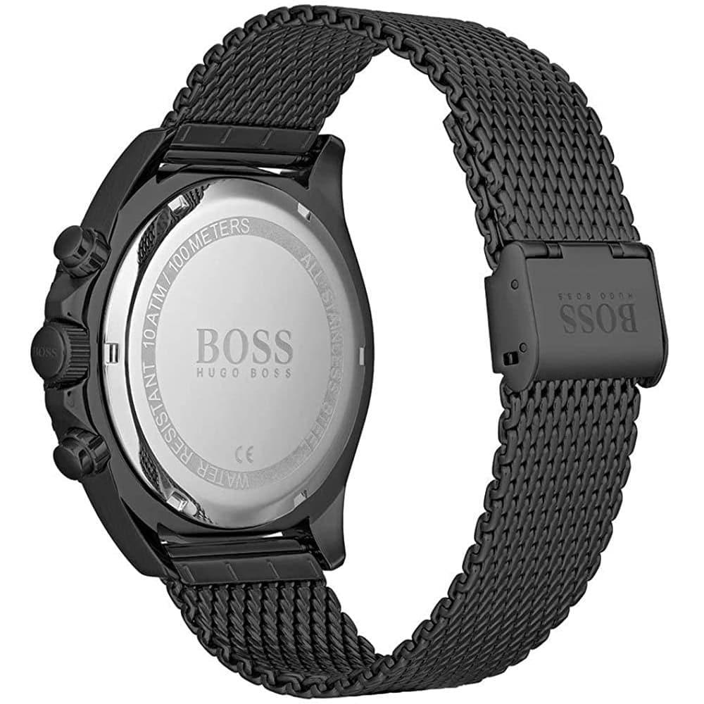  Shop Authentic Hugo Boss Ocean Edition Blue Dial Black Mesh Bracelet Watch for Men - 1513702 - Luxxuri