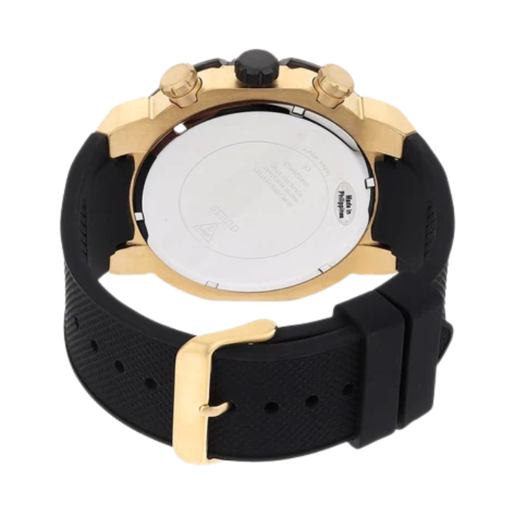  Shop Authentic Guess Navigator Chronograph Black Dial Black Rubber Strap Watch for Men - GW0264G3 - Luxxuri