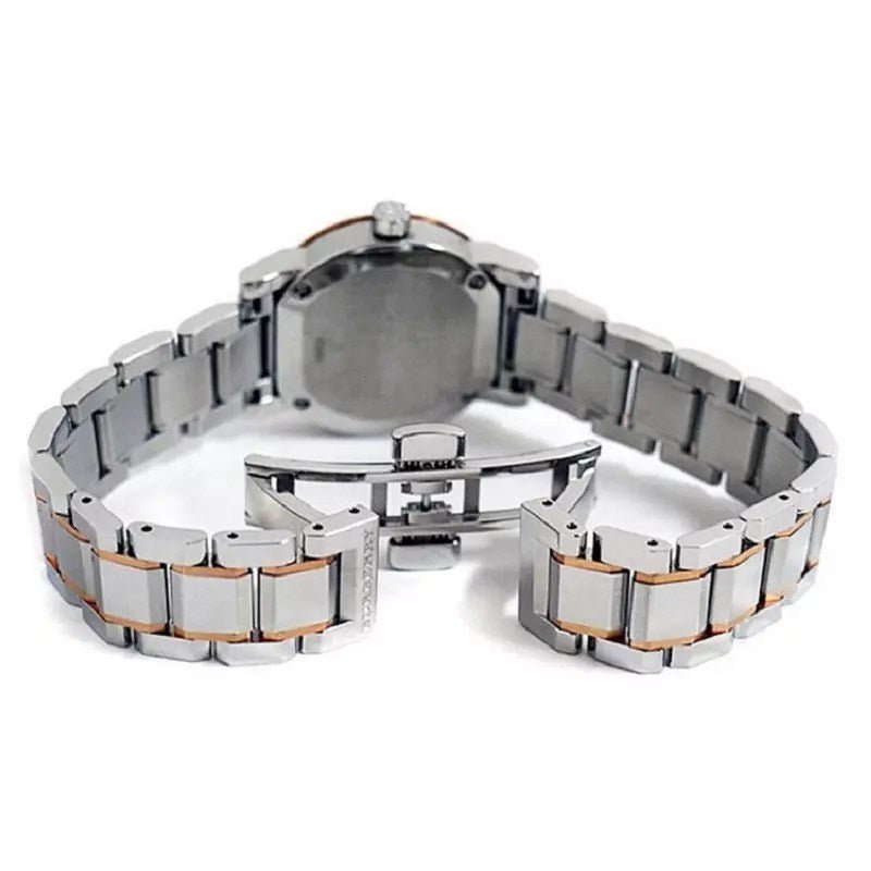  Shop Authentic Burberry The City Silver Dial Two Tone Steel Strap Watch for Women - BU9214 - Luxxuri