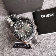  Shop Authentic Guess Octane Chronograph Black Dial Two Tone Steel Strap Watch for Men - W1046G1 - Luxxuri
