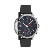  Shop Authentic Tissot PRC 200 Chronograph Black Dial Black Rubber Strap Watch for Men - T114.417.17.057.00 - Luxxuri