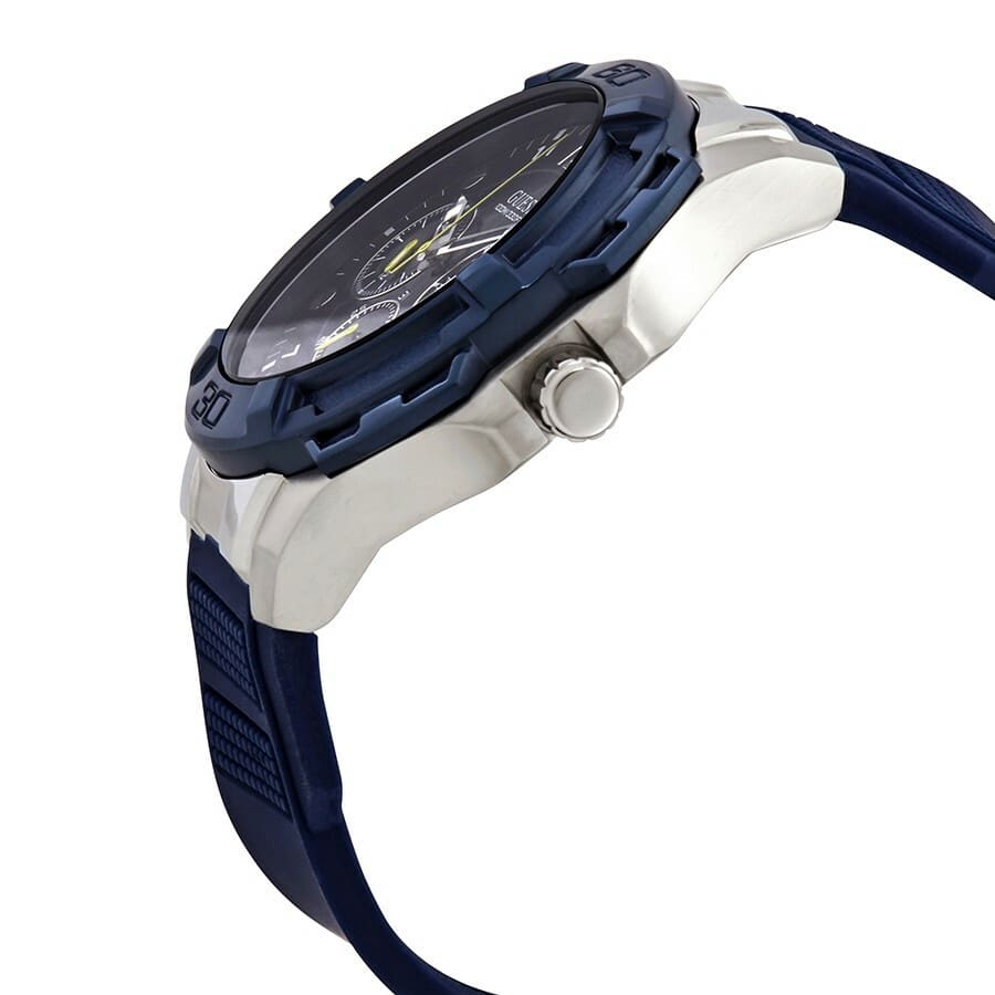  Shop Authentic Guess Genesis Multi Function Analog Blue Dial Blue Rubber Strap Watch For Men - W1254G1 - Luxxuri
