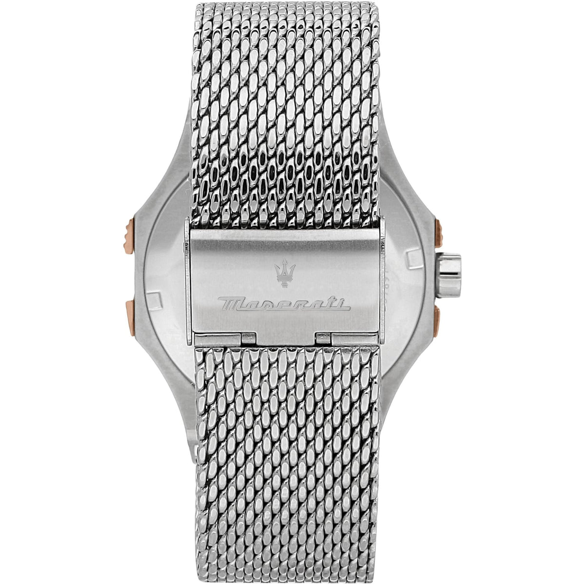  Shop Authentic Maserati Potenza Quartz Grey Dial Silver Mesh Bracelet Watch For Men - R8853108007 - Luxxuri