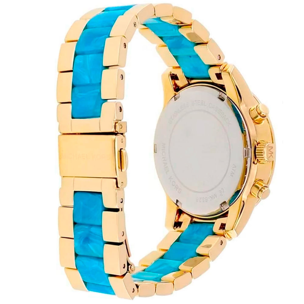  Shop Authentic Michael Kors Ritz Gold Dial Two Tone Steel Strap Watch for Women - MK6328 - Luxxuri