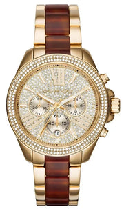  Shop Authentic Michael Kors Wren Gold Dial Two Tone Steel Strap Watch for Women - MK6294 - Luxxuri