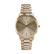  Shop Authentic Armani Exchange Cayde Analog Gold Dial Gold Steel Strap Watch For Men - AX2707 - Luxxuri
