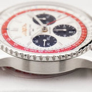  Shop Authentic Breitling Navitimer B01 Chronograph 43 Boeing 747 White Dial Black Leather Strap Watch for Men - AB01383B1G1P1 - Luxxuri
