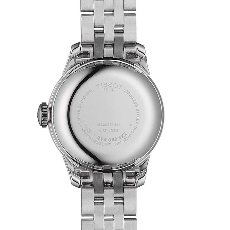  Shop Authentic Tissot Le Locle Automatic Small Lady Black Dial Silver Steel Strap Watch For Women - T41.1.183.53 - Luxxuri