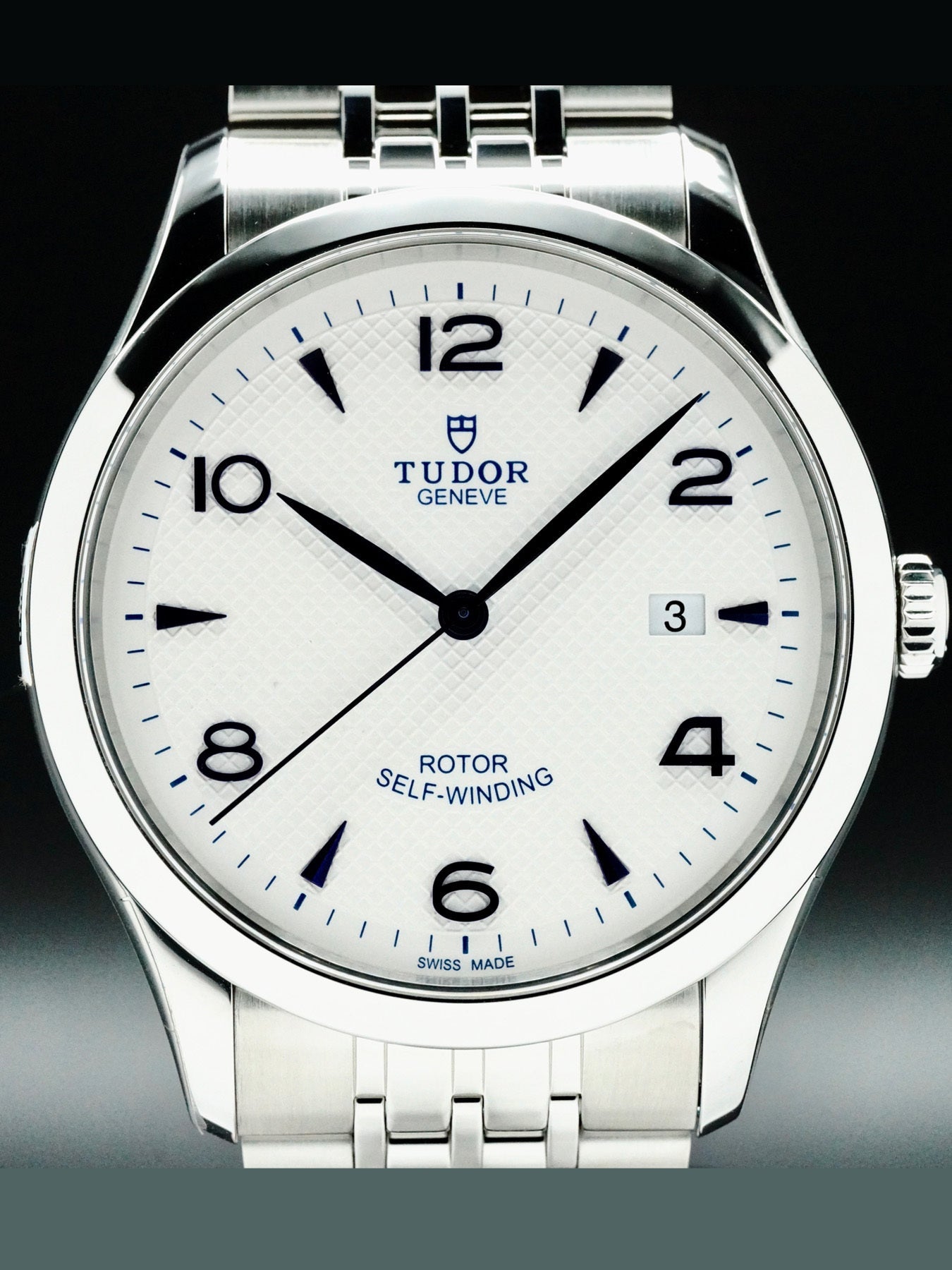  Shop Authentic Tudor 1926 Automatic White Dial Silver Steel Strap Watch for Men - M91650-0005 - Luxxuri