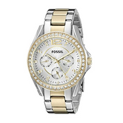  Shop Authentic Fossil Riley White Dial Two Tone Steel Strap Watch for Women - ES3204 - Luxxuri