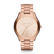  Shop Authentic Michael Kors Slim Runway Rose Gold Dial Rose Gold Steel Strap Watch for Women - MK3513 - Luxxuri