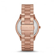  Shop Authentic Michael Kors Slim Runway Rose Gold Dial Rose Gold Steel Strap Watch for Women - MK3197 - Luxxuri