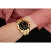  Shop Authentic Michael Kors Bradshaw Black Dial Gold Steel Strap Watch for Women - MK5739 - Luxxuri