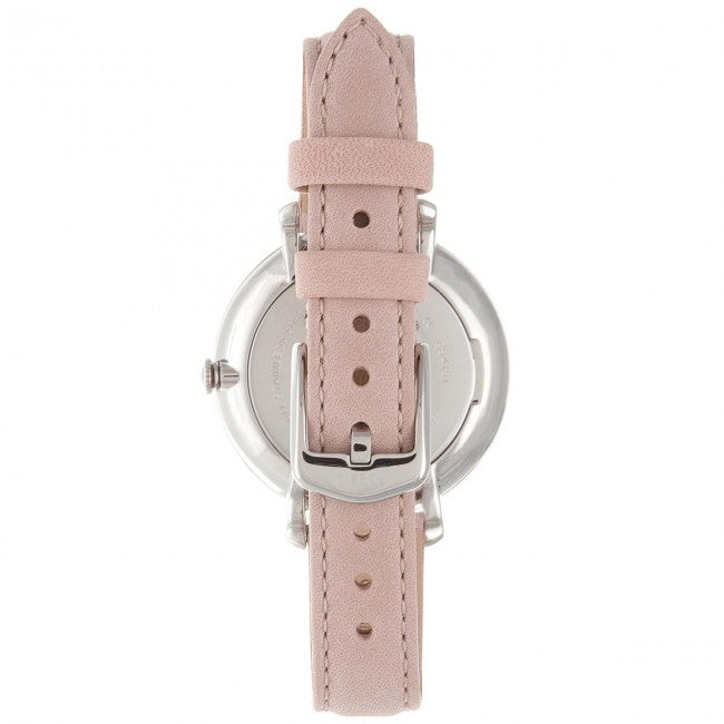  Shop Authentic Fossil Jacqueline Blush Mother of Pearl Dial Pink Leather Strap Watch for Women - ES4151 - Luxxuri