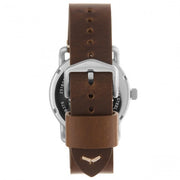  Shop Authentic Fossil The Commuter White Dial Brown Leather Strap Watch for Men - FS5275 - Luxxuri