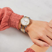  Shop Authentic Michael Kors Ritz White Dial Two Tone Steel Strap Watch for Women - MK6474 - Luxxuri