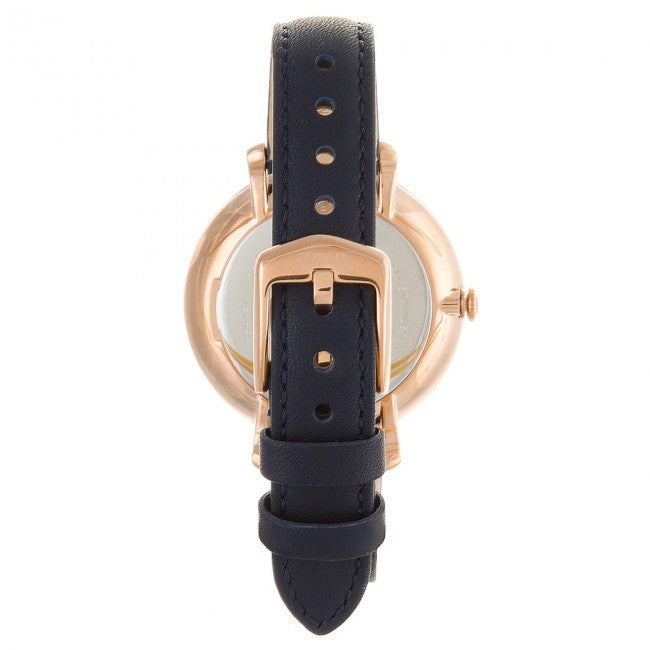  Shop Authentic Fossil Jacqueline White Dial Blue Leather Strap Watch for Women - ES4291 - Luxxuri
