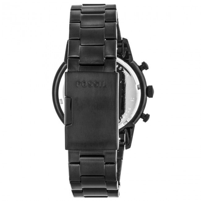  Shop Authentic Fossil Townsman Chronograph Black Dial Black Steel Strap Watch for Men - FS5379 - Luxxuri
