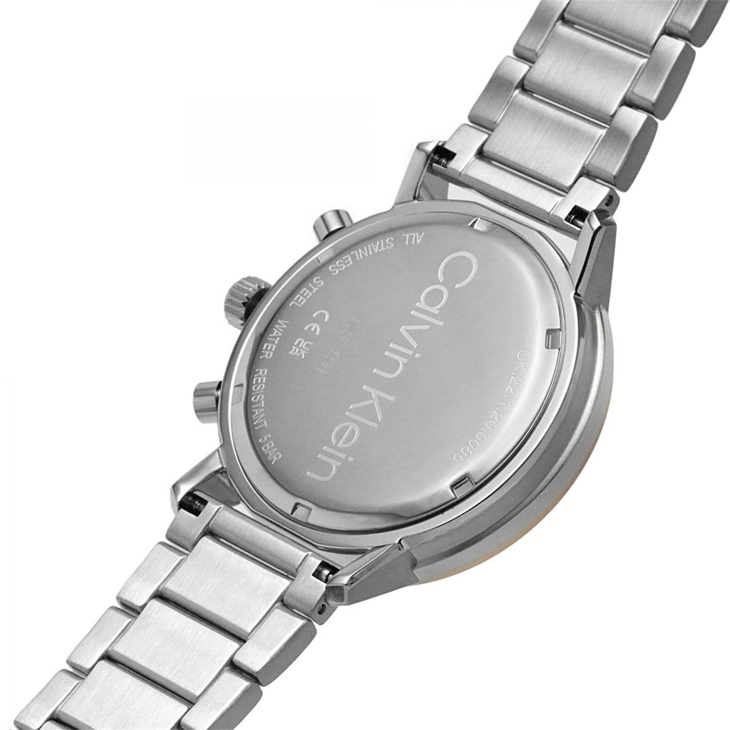  Shop Authentic Calvin Klein City Chronograph Black Dial Silver Steel Strap Watch for Men - K2G27143 - Luxxuri
