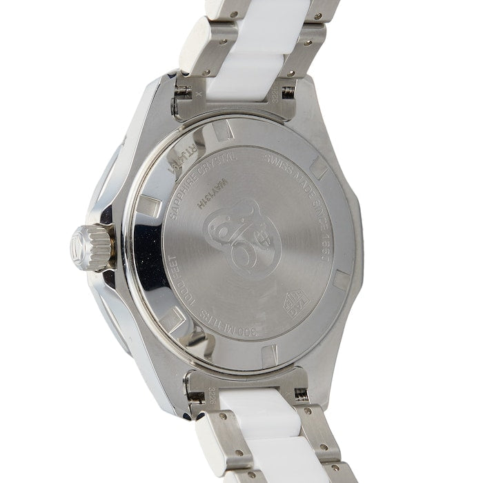  Shop Authentic Tag Heuer Aquaracer Diamonds White Dial Two Tone Steel Strap Watch for Women - WAY131H.BA0914 - Luxxuri