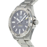  Shop Authentic Tag Heuer Aquaracer Calibre 5 Grey Dial Silver Steel Strap Watch for Men - WBD2113.BA0928 - Luxxuri