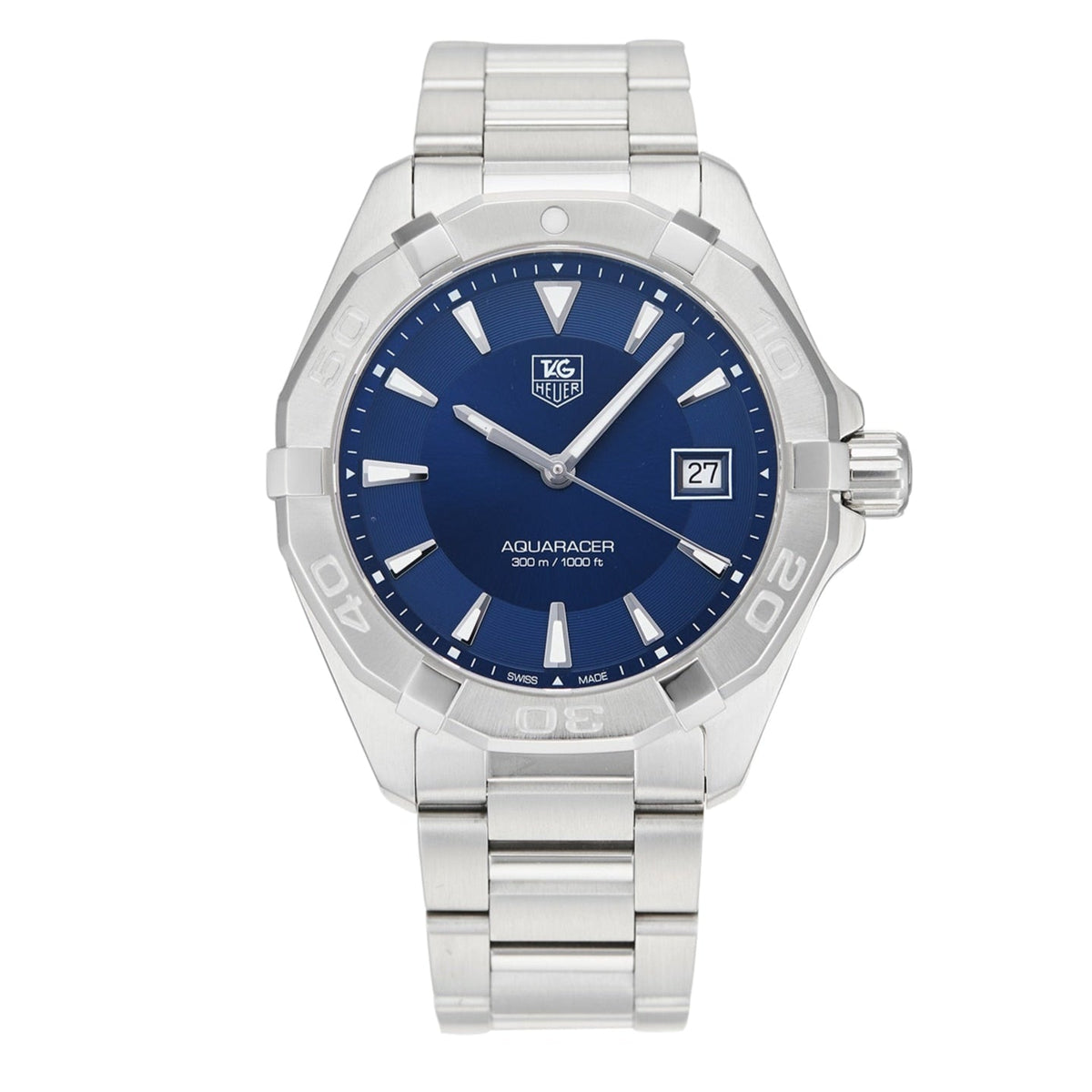  Shop Authentic Tag Heuer Aquaracer Blue Dial Watch for Men - WAY1112.BA0928 - Luxxuri