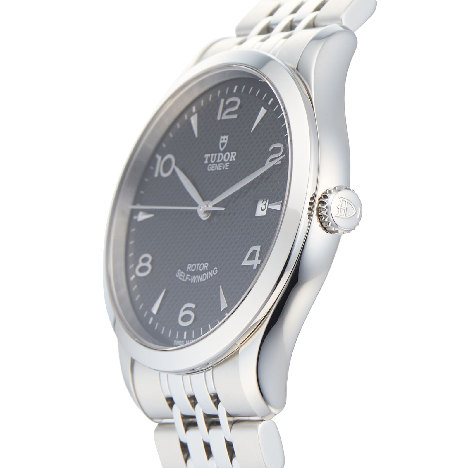  Shop Authentic Tudor 1926 Automatic Black Dial Silver Steel Strap Watch for Men - M91650-0002 - Luxxuri