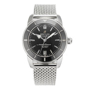  Shop Authentic Breitling Superocean Heritage B20 Automatic 42 Black Dial Silver Mesh Bracelet Watch for Men - AB2010121B1A1 - Luxxuri
