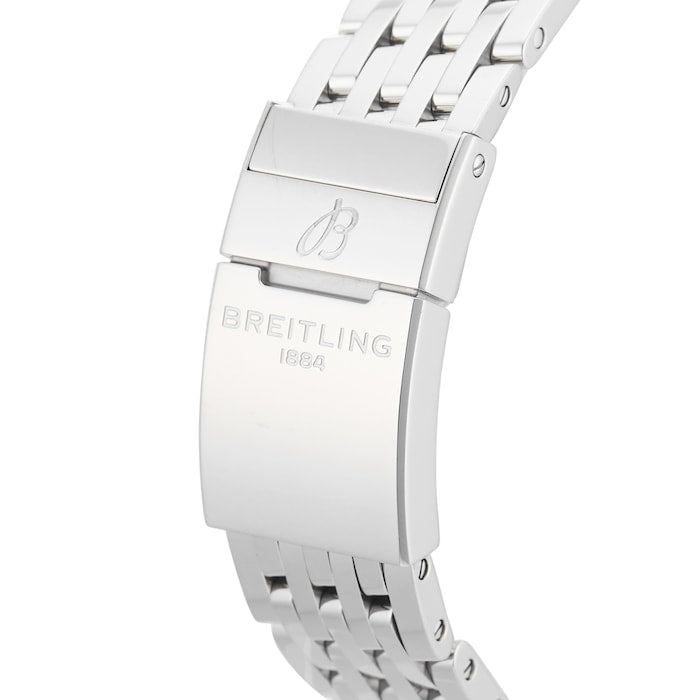  Shop Authentic Breitling Navitimer Automatic 35 White Dial Silver Steel Strap Watch for Men - A17395F41G1A1 - Luxxuri