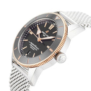  Shop Authentic Breitling Superocean Heritage B20 Automatic 44 Black Dial Silver Mesh Bracelet Watch for Men - UB2030121B1A1 - Luxxuri