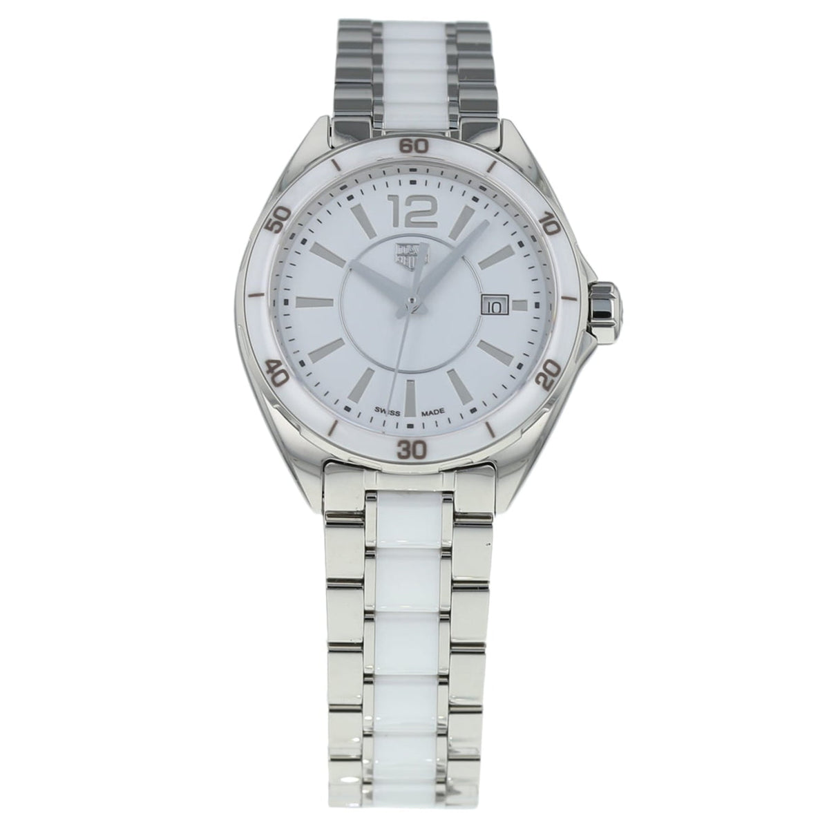  Shop Authentic Tag Heuer Formula 1 Quartz White Dial Two Tone Steel Strap Watch for Women - WBJ141AC.BA0974 - Luxxuri