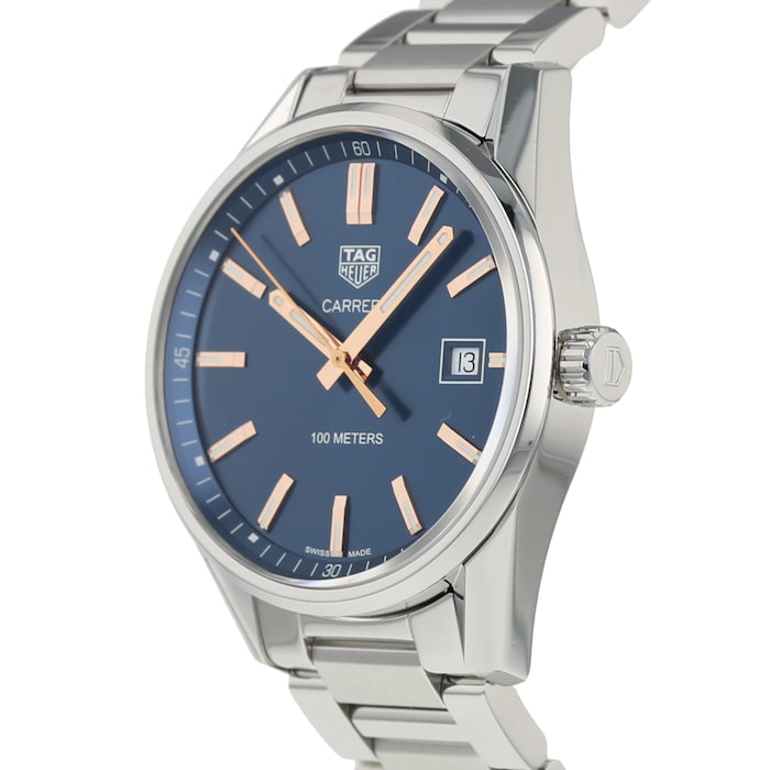 Shop Authentic Tag Heuer Carrera Blue Dial Watch for Women - WAR1112.BA0601 - Luxxuri
